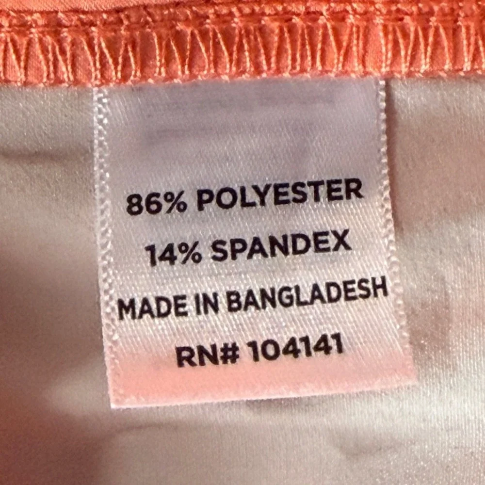 Walter Hagen Mens P11 Performance 11 Golf Shorts Coral Orange W30 9 Inseam‎ NEW